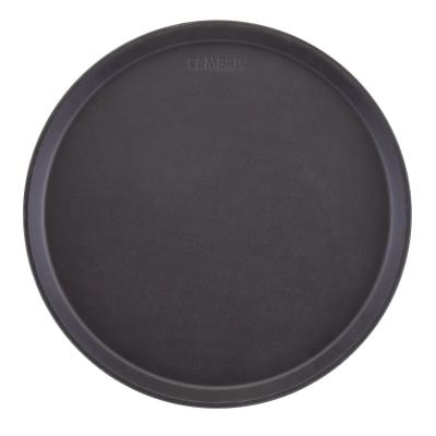 Servírovací tác Camtread, kulatý, protiskluzový, Cambro, černý, Černá, ⌀355x(H)21mm | 1400CT110